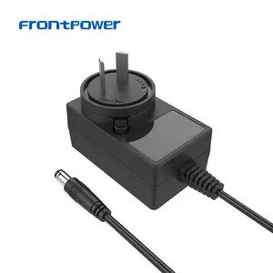 Frontpower बिजली की आपूर्ति 12V 2A 24V 1A विनिमेय प्लग एडाप्टर के साथ उल/सीई/एफसीसी/जी एस/SAA/आर सी एम/सीसीसी/सार्वजनिक उपक्रम खिलाड़ी के लिए