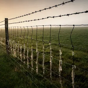 Rete metallica in acciaio a bassa manutenzione pannello di recinzione per agricoltura caprina rivestito telaio per cancello di sicurezza 1.8m altezza