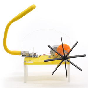 Kit scientifique DIY de générateur hydroélectrique à roue à aubes, jouet éducatif en bois à assembler pour enfants, expérience de physique, apprentissage STEM - Product Image 1