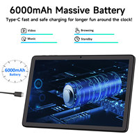 Tablet Android 16 de 10.1 Pulgadas, Octa-Core T606, 4GB+16GB RAM Expandible, 128GB ROM, WiFi 5G, Batería de 6000mAh, Tablet PC al por Mayor