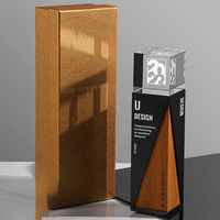 Trophée en bois massif sur mesure avec cristal, trophée créatif haut de gamme pour réunion annuelle, trophée en métal pour employé de l'année, nouvelle création haut de gamme