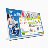 Boîte lumineuse à LED Profil en aluminium ultra-mince Cadre numérique pour affiches Panneau de menu de restaurant Publicité Format A4 Suspension lumineuse Poster
