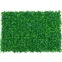 Chống Tia Cực Tím Nhựa Chất Lượng Cao Hàng Rào Boxwood Panels Nhà Máy Xanh Dọc Vườn Nhân Tạo Tường Cỏ