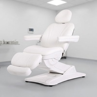 Table de soin électrique en cuir PU Hengzhuo à 4 moteurs, chaise inclinable moderne avec éponge haute densité pour salon de beauté