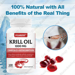 OEM Omega-3 antarktika <span class=keywords><strong>Krill</strong></span> yağı 500 mg 1000mg 2000 mg 60 kapsül 120 Softgels 180 kapsül - Product Image 4