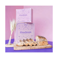 Fournisseur professionnel Conception carrée Papier kraft Pâtisserie Mochi Donut Traiteur Boîte à dessert