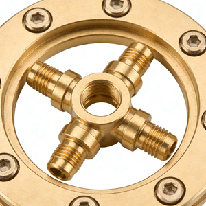 Изготовление латунных деталей на заказ по OEM-спецификациям: высокоточная литьевая и кованая обработка латуни, услуги по ковке латуни - Product Image 1