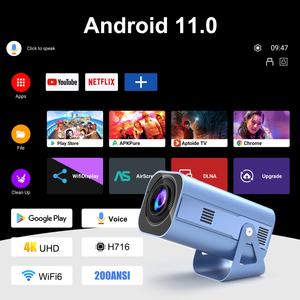 Mini Proyectores Portátiles 4K, Google Play, 200 ANSI, Wifi6, Android 11, Proyector Inteligente para Video en Casa - Product Image 2