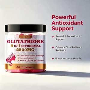 Gummies 9-en-1 au glutathion Glow from Within, marque privée |   Formule riche en antioxydants pour une peau plus éclatante et une détoxification - Product Image 4