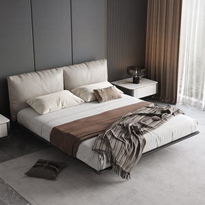 Nổi Khung Giường Tatami Đồ Nội Thất Phòng Ngủ Bằng Gỗ Nữ Hoàng Vua Kích Thước Thấp Nền Tảng Kama Kim Loại Giường - Product Image 3