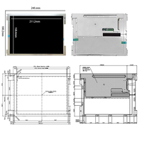 Kyocera 10,4 Zoll 800*600 LCD-Display TCG104SVLQAPNN-AN20-S Automatisches Rohrschweißsteuerungspanel 10,4 Zoll LCD-Module