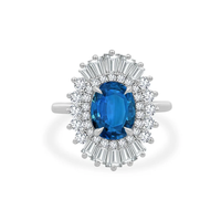 Pendentif en opale de feu bleue synthétique simple en argent sterling 925, taille poire, avec halo et chaîne câble, vente en gros