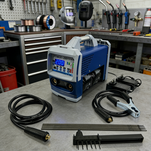 Máquina de soldar inalámbrica MMA 200 New Arc 200A, inversor pequeño sin cable con batería de litio más conjunto de soldador portátil. - Product Image 1