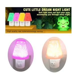 Güney doğu asya'da Qiaolian dayanıklı ev LED gece lambası 110-250V düşük voltaj 50-60HZ çevre dostu malzeme yenilik bebek bakımı anahtarı gece lambası
