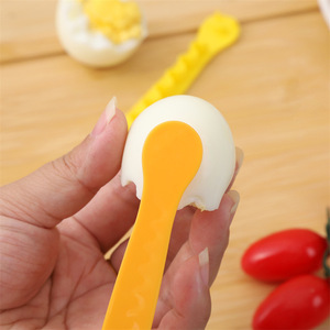 Modern <b>Kitchen</b> Egg Cutter Steel Manual Tool for Splitting Egg Yolk Portable and High Quality Chef Tool for Salad Making - Product Image 4