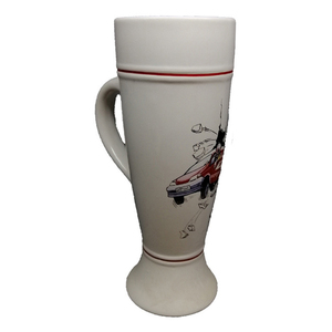 Grande tasse à café, thé, cacao en porcelaine blanche avec décalcomanie, 1L, mug géant en céramique pour bière - Product Image 2