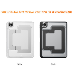 JUNBO 충격 방지 킥스탠드 클리어 백 스탠드 홀더 케이스 <span class=keywords><strong>ipad</strong></span> Pro 11 인치 13 인치 공기 <span class=keywords><strong>4</strong></span> 5 6 7 M5 커버 - Product Image 3