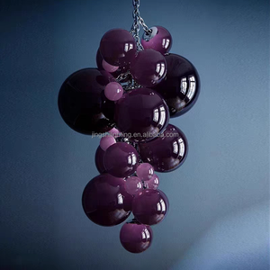 Raisin Italien <span class=keywords><strong>Fruit</strong></span> Thème Restaurant Raisin Lustre Choisissez Vide Cage D'escalier Designer Club Art Éclairage - Product Image 3