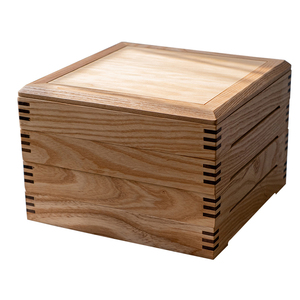 Solid wood tea ceremony box multilayer drawer storage box tea storage box