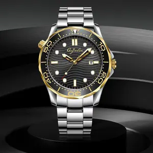 2023 GNJNLIN 남성 쿼츠 시계 SP827 초박형 스테인리스 스틸 새로운 스타일 손목시계