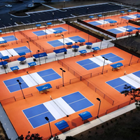 Pisos Deportivos de PVC para Canchas de Pickleball, Impermeables y Antideslizantes, Color Personalizable, Fácil Instalación, para Interiores y Exteriores