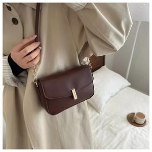 Sac à main en cuir PU imperméable à motif géométrique pour femme, collection 2025, avec fermeture éclair et fermoir, doublure en cuir véritable, toutes saisons - Product Image 5