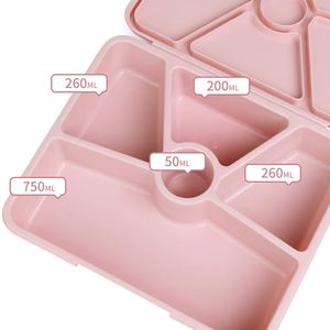 <b>Lunch</b> <b>Box</b> Kids <b>Lunch</b> Containers with 5 <b>Compartments</b> Utensils Food Picks Leak-proof Bento <b>Box</b> Adult <b>Lunch</b> <b>Box</b> for Toddler - Product Image 3