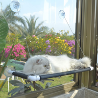 Produits pour chats de compagnie, hamac pour chat suspendu à la fenêtre en verre avec ventouse amovible