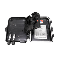 Meilleur prix noir étanche 8 cœurs NAP ODP FTB FTTH boîte de Distribution de fibre optique 1X8 PLC répartiteur bornier