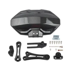 Motorrad Einstellbare Kohle faser Aluminium legierung Hinterrad Kotflügel Kotflügel Universal Extender Scooter Zubehör - Product Image 3