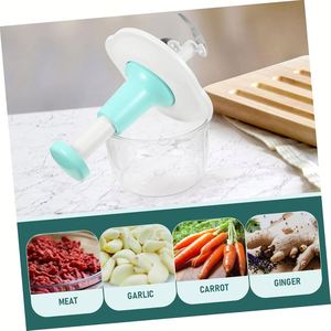 Trend Manual Stainless Steel PP <b>Vegetable</b> <b>Chopper</b> Press Type Household Garlic Meat Cutter Grinders Eco-Friendly Kitchen Food - Product Image 3