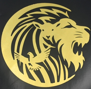 Etiqueta de papel de impresión de logotipo comercial de lámina de oro y plata personalizada - Product Image 1