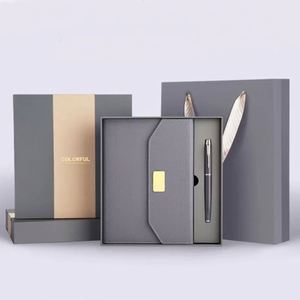 Set de Regalo de Cuaderno Recargable de Cuero de Lujo con Logotipo Personalizado, Agenda de Oficina A5 2024, Nueva Llegada, Diario con Anillas, Planificador - Product Image 1