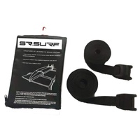 Sangles d'arrimage de planche de surf sangles d'arrimage à cliquet rétractables auto-pour voiture camion SUV avec barres de toit-pour SUP, Kayak, Canoë