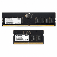 Upgrade Laptop DDR5 SODIMM 16GB 32GB 5200MHz 5600MHz RAM Notebook untuk Mahasiswa Kantor Amerika Selatan