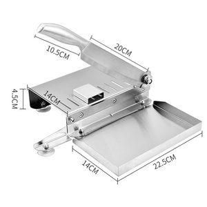 Household Mutton Slicer Meat Cutter Multi-Function Stainless Steel Manual Meat Roll Machine - Product Image 4