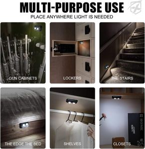 Đa hướng nhạy cảm <span class=keywords><strong>LED</strong></span> chiếu sáng <span class=keywords><strong>Kit</strong></span> cho súng két & Closet PIR & xoay ống kính an toàn cho nhà kho - Product Image 5