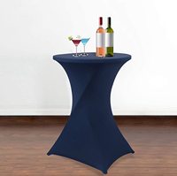 Couverture de table de mariage de conception de luxe de haute qualité souple facile à utiliser en gros d'usine pour la fête