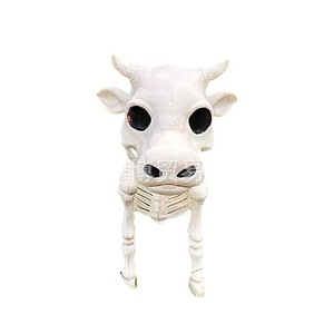 Décoration d'Halloween en résine en forme de crâne de vache et squelette de cheval, ornement de pelouse extérieur, décoration créative pour la maison YS 001 - Product Image 2