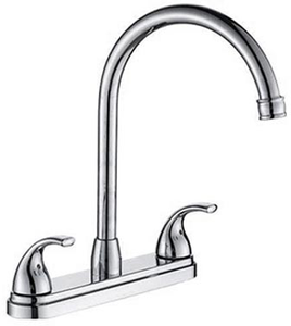 Robinet mélangeur double poignée pour salle de bain en laiton, finition chromée, origine Chine - Product Image 6