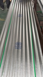 Lastra di copertura zincata rivestita di zinco in acciaio ondulato e zinco - Product Image 3