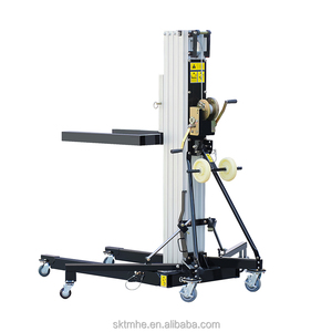 Elevador Manual de Materiales de Aluminio de 4.5m, Máquina Manual para Levantar Materiales para Carga y Mantenimiento en Almacenes - Product Image 2