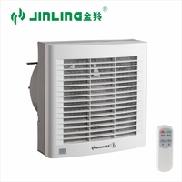 Ventilateur d'extraction en plastique de haute qualité de 10 pouces, installation facile, faible bruit, personnalisable, pour salle de bain domestique, électrique et mécanique
