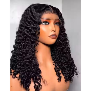 Perruques Frontales en Dentelle Bouclée Birmane Sdd 300% de Densité, Cheveux Bruts Super Double Drawn, Perruque sans Colle, Cheveux Humains en Gros Très Vendues - Product Image 3