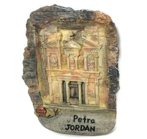 Résine Jordan Archaeological City of <span class=keywords><strong>Petra</strong></span> Aimant de réfrigérateur 3D souvenirs pour les voyageurs - Product Image 1