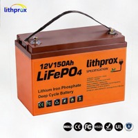 Batterie LiFePO4 12V150AH pour scooter électrique, pack de batterie écologique et durable pour fauteuil roulant d'hôpital, IP67 CE RoHS