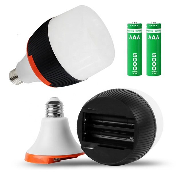 High Quality 2400mAh 85-265V LED Emergency Blub E27 Rechargeable Emergency Lamp with Battery 30W Detachable Emergency Light Bulb
