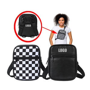 Custom Polyester Nylon Belt Sling Purse Waist Bum Men Side <b>Mini</b> Cross-Body <b>Backpack</b> Crossbody Daypack Chest Bag <b>for</b> <b>Women</b> - Product Image 1