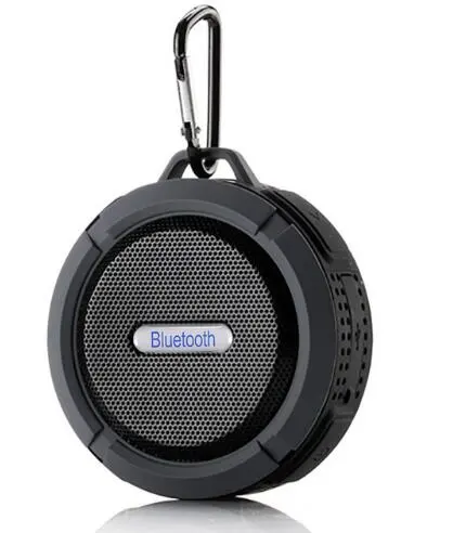 C6 su geçirmez açık bluetooth hoparlör TF kablosuz müzik hoparlör taşınabilir hoparlörler duş hoparlör için bisiklet/banyo