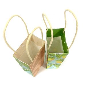 Custom Small Kraft Paper Twisted Handle Shopping Carrier Bag With Logo Printed Paper Bag - Product Image 4